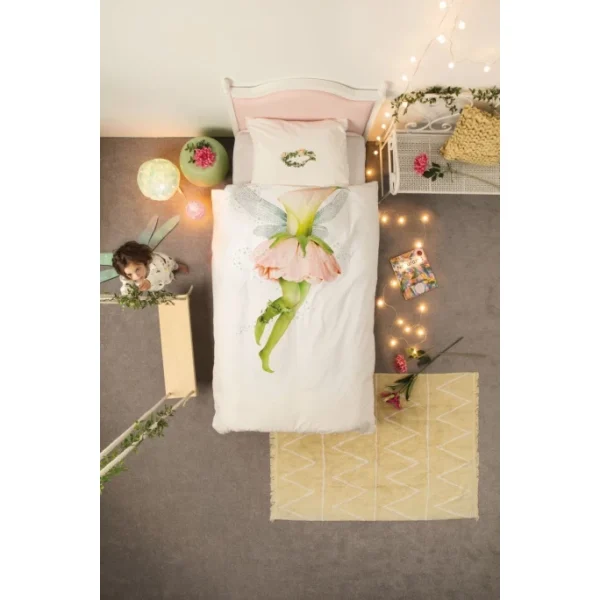 SNURK Fairy Kinderbettwäsche – 155×220 / 80×80 Cm – Fee-Motiv 5