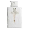 SNURK Ballerina Bettwäsche-Set – 135×200 / 80×80 Cm – Weiß Mit Motiv 5