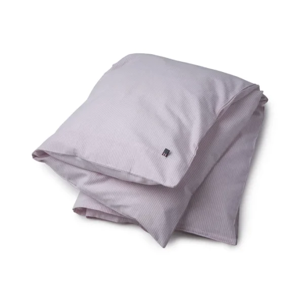 LEXINGTON American Baby Oxford Kinderbettbezug – 100×130 Cm – Rosa-weiß Gestreift 1