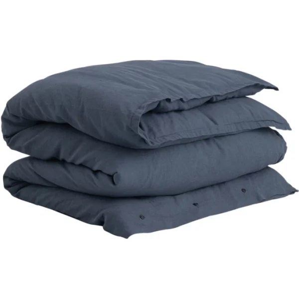 GANT Cotton Linen Bettdeckenbezug – 135×200 Cm – Sateen Blue 1