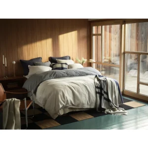 GANT Cotton Linen Bettdeckenbezug – 135×200 Cm – Sateen Blue 7