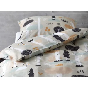 Södahl Magic Forest Kinderbettwäsche-Set – 70×100 / 40×45 Cm – Pastell 9