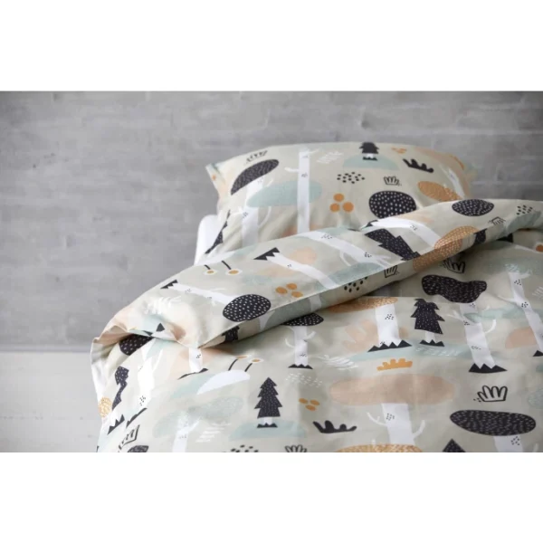 Södahl Magic Forest Kinderbettwäsche-Set – 70×100 / 40×45 Cm – Pastell 4