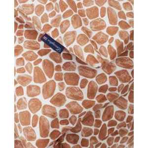 Lexington Printed Giraffe Satin Bettdeckenbezug – 155×220 Cm – Dark Beige-white 6