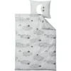 Södahl Raindrops-Kinderbettwäsche-Set – 100×140 / 40×45 Cm – Schwarz 19