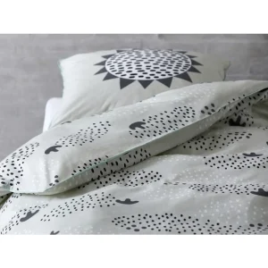 Södahl Raindrops-Kinderbettwäsche-Set – 100×140 / 40×45 Cm – Schwarz 10