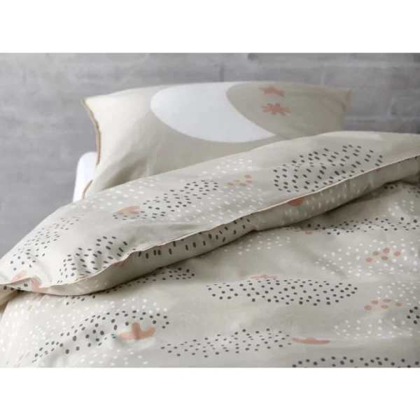Södahl Raindrops-Kinderbettwäsche-Set – 70×100 / 40×45 Cm – Pastell 4