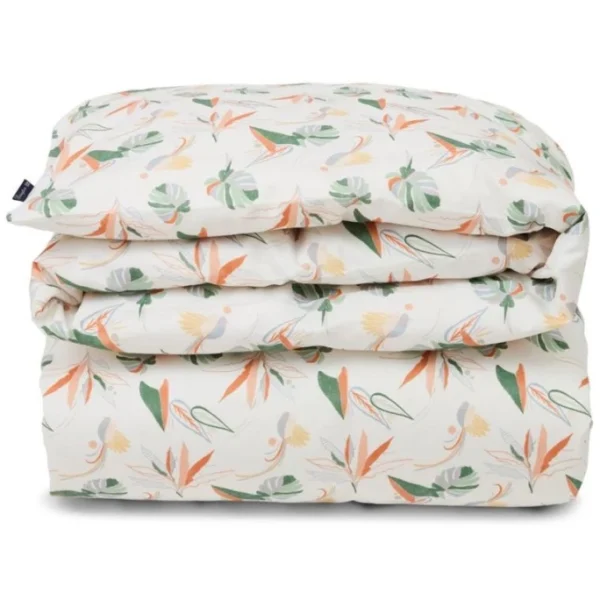 Lexington Multi Color Printed Cotton Sateen Bettdecken-Bezug – 155×220 Cm – White Multi 1