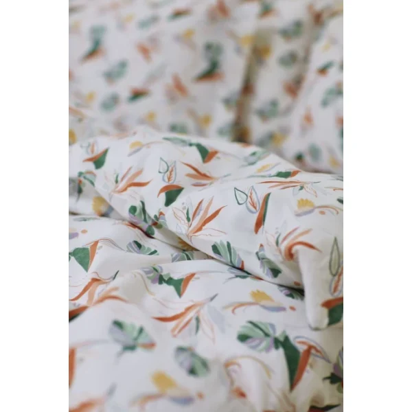 Lexington Multi Color Printed Cotton Sateen Bettdecken-Bezug – 155×220 Cm – White Multi 3