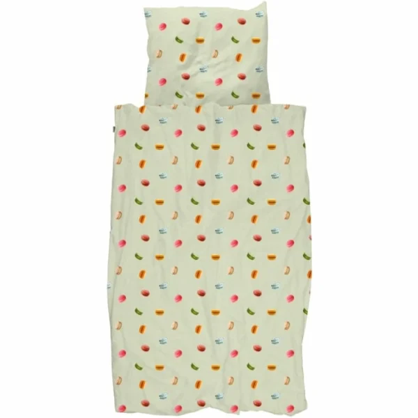 SNURK Macarons Bettwäsche-Set – 135×200 / 80×80 Cm – Green 1