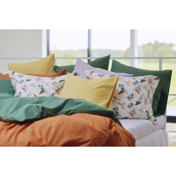 Lexington Multi Color Printed Cotton Sateen Bettdecken-Bezug – 155×220 Cm – White Multi 6