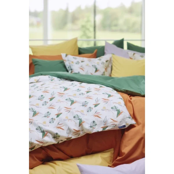 Lexington Multi Color Printed Cotton Sateen Bettdecken-Bezug – 155×220 Cm – White Multi 7