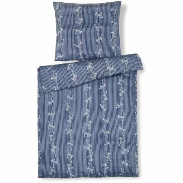 Kay Bojesen Babies Affe Junior Bettwäsche-Set Aus Baumwollsatin – 100×140 / 40×45 Cm – Blau 1