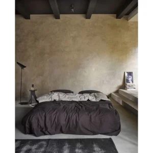 ESSENZA HOME Essenza Tone Flanell-Bettwäsche – 155×220 / 80×80 Cm – Anthracite 7