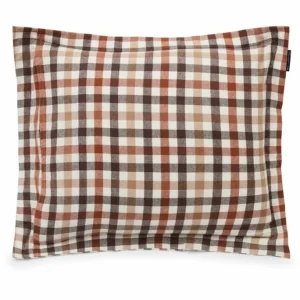 Lexington Checked Kopfkissen-Bezug Aus Flanell – 40×40 Cm – Rustic Brown/off White 9