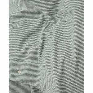 Lexington Striped Bettwäscheset Aus Flanell – 135×200 / 80×80 Cm – Green/off White 10