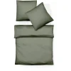 Fleuresse Lech Bettwäsche-Set Aus Flanell – 135×200 / 80×80 Cm – Oliv 10