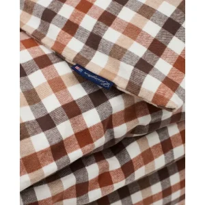 Lexington Checked Bettdecken-Bezug Aus Flanell – 135×200 Cm – Rustic Brown/off White 7