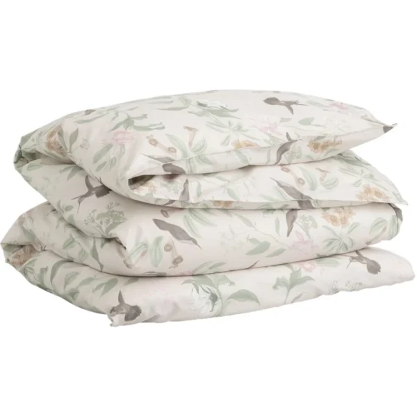 GANT Garden Bettdeckenbezug Aus Baumwolle – 155×220 Cm – White Sand 1
