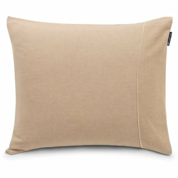 Lexington Herringbone Kopfkissen-Bezug Aus Flanell – 40×40 Cm – Beige/off White 1
