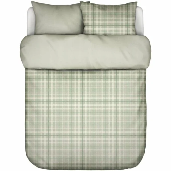 Marc O’Polo Espen Bettwäsche Aus Bamwoll-Flanell – 155×220 / 80×80 Cm – Garden Green 1